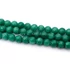 Kép 2/2 - Jáde (türkizzöld) festett golyós szál, 8 mm, kb. 38 cm