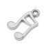 Kép 1/2 - Hangjegy medál, 16x11 mm (5 db)