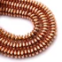 Kép 1/2 - Hematit (rosegold) button szál, 8 mm, kb. 39 cm