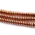 Kép 2/2 - Hematit (rosegold) button szál, 8 mm, kb. 39 cm