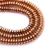 Kép 1/2 - Hematit (rosegold) button szál, 6 mm, kb. 39 cm