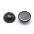 Kép 1/2 - Fekete achát cabochon kő, 8x3,5 mm (2 db)