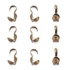 Kép 2/2 - Csomófogó, bronz szín, 4 mm, 50 db