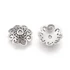 Kép 1/2 - Virág mintás gyöngykupak, 12x12 mm (9) (30 db) 