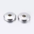 Kép 1/2 - Nemesacél button köztes dísz, 8 mm (10 db)