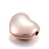 Kép 2/2 - Nemesacél (rosegold) szív köztes dísz (1 db)