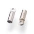 Kép 1/2 - Láncvég záró kupak 6x2 mm, belső átmérő: 1 mm (10 db)