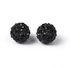 Kép 1/2 - Pave disco gömb (fekete) köztes dísz, 10 mm (5 db)