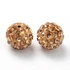 Kép 1/2 - Pave disco gömb (bronz) köztes dísz, 8 mm (5 db)