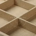 Kép 7/7 - Natúr vászon borítású ékszertartó tálca, 350x240x31 mm